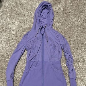 Purple Lululemon double sided sweater